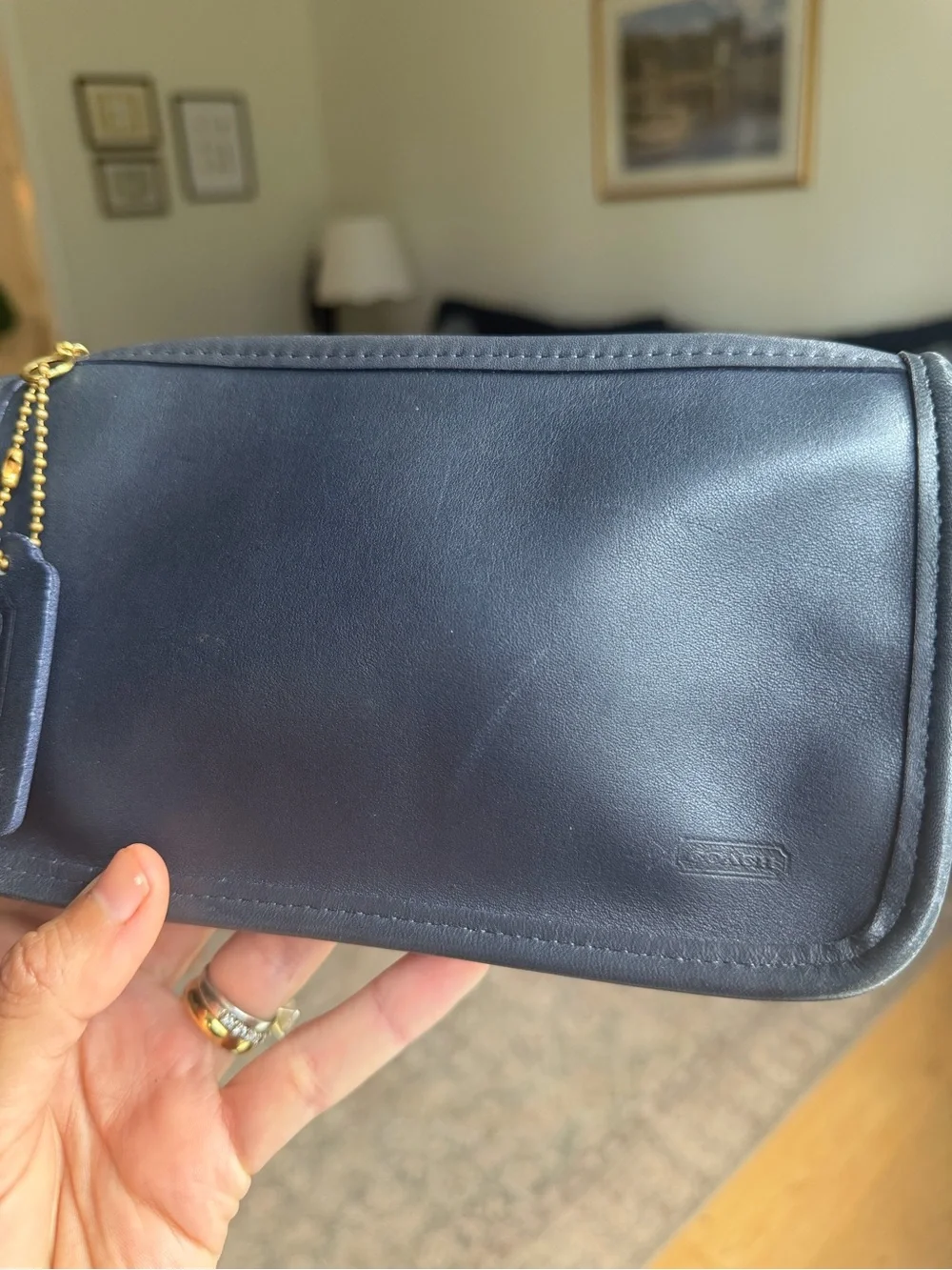 Vintage Coach Blue Chunky Case